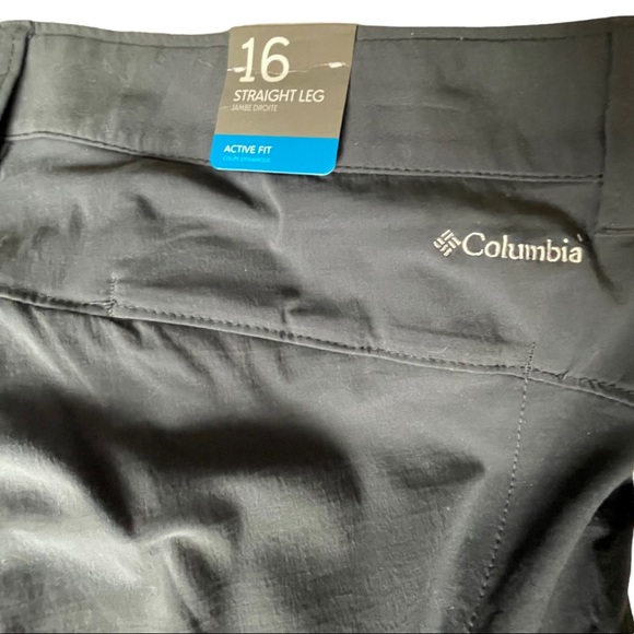 COLUMBIA - Dark gray, active fit, water repellant, adjustable pant legs, size 16 - Picture 10 of 13